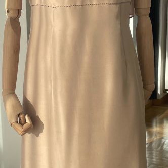 Carlo Pignatelli Haute Couture maxi silk dress 100% new size 46