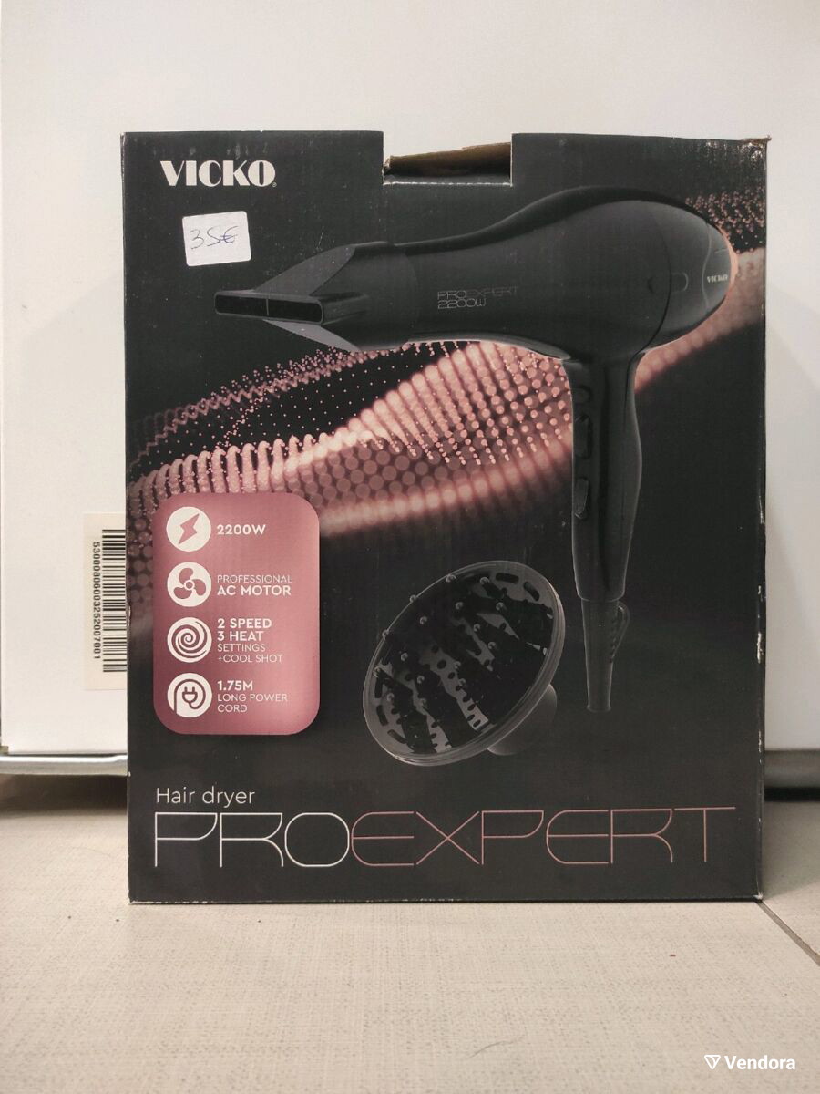 Vicko Roje Vicko Pro Expert hair dryer used with… - € 35,00 - Vendora.cy