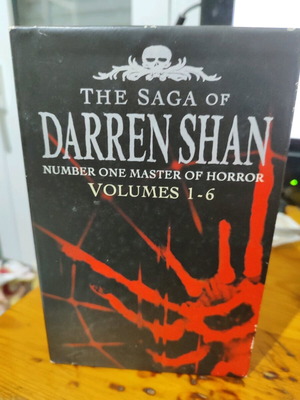 The Saga of Darren Shan Box Set 1 като нов, първите 6 книги