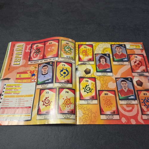 Euro 2004 Panini Sticker Album used, 90 of 334 stickers completed