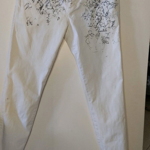 Miss Sixty women's slim white low-rise jeans like new, size S