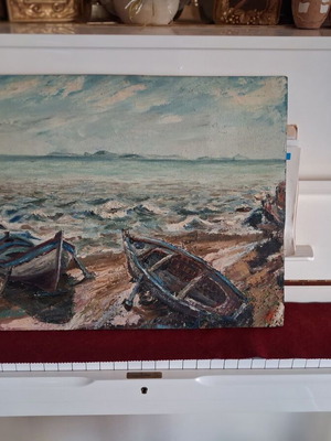 Seascape painting by Michalis Kassis like new