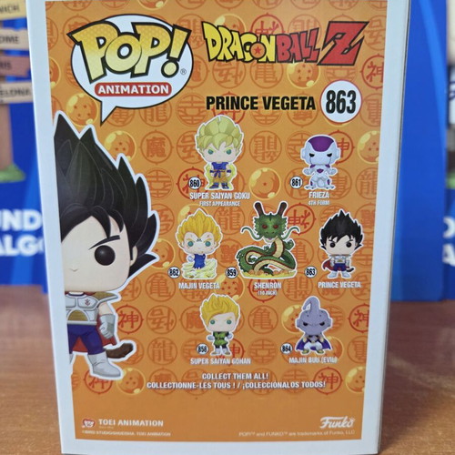 Funko Pop Animation 863 Dragon Ball Prince Vegeta new vinyl figure