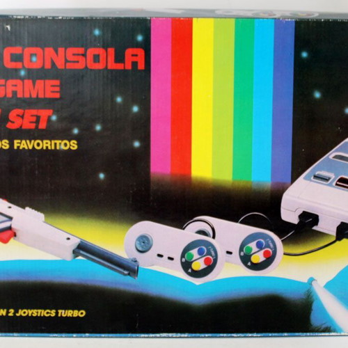 Vintage 90's Video TV Game Action Set Famicom Clone Console new