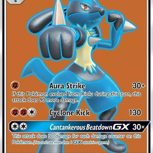 Lucario GX Full Art Ultra Rare Pokemon -  15,00 - Vendora.cy
