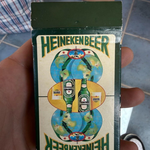 Heineken Beer Playing Cards used, vintage mid 00s
