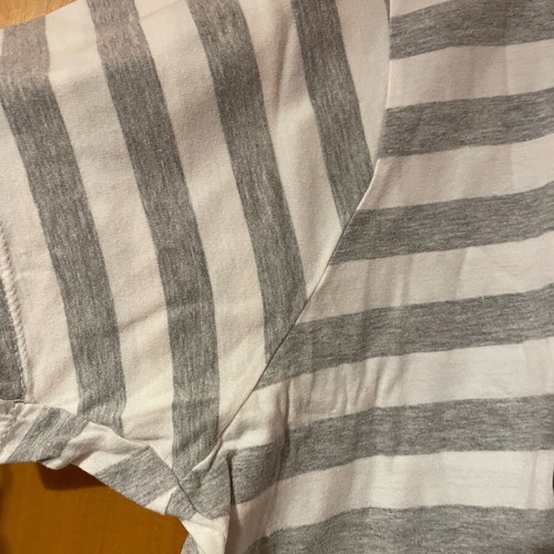 Plus size gray/white striped Primark T-shirt dress 2XL like new