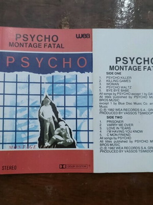 Κασσέτα Psycho:Montage Fatal σαν καινούργια, pop