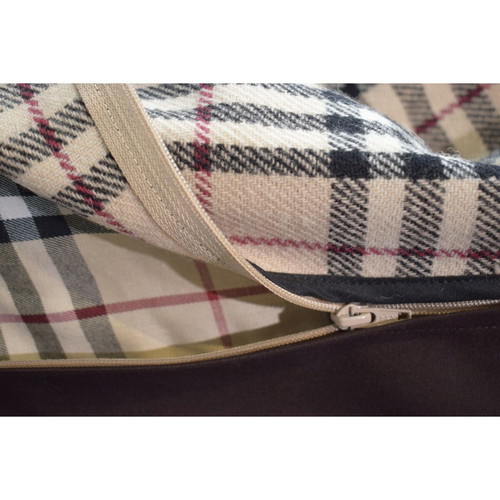 Burberry London brown trench coat with belt & removable wool Nova Check lining