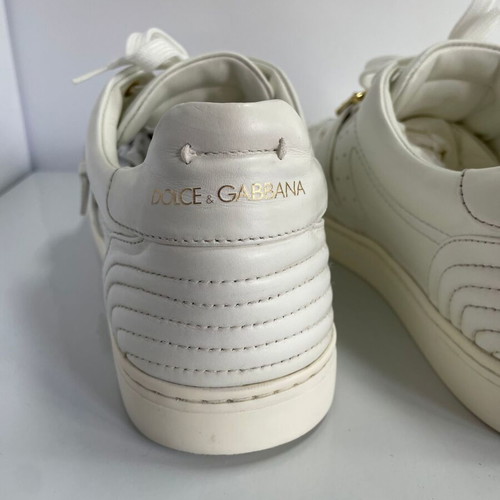 Dolce & Gabbana men leather sneakers like new, size 43