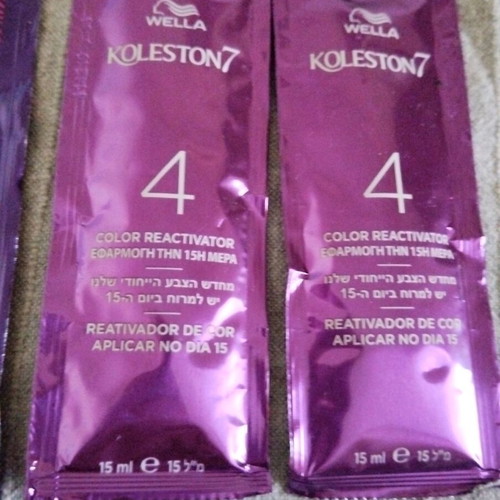Koleston 8 pieces color revitalizing creams new