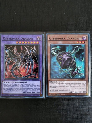 YU-GI-OH CYBERDARK DRAGON & CANNON