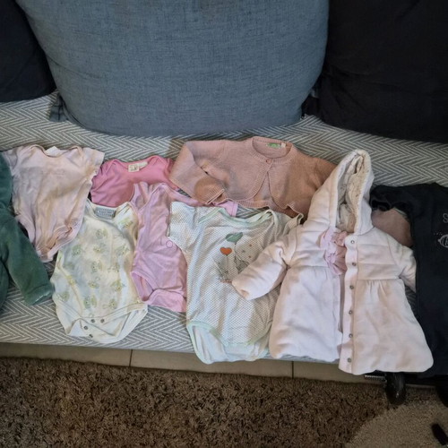 Clothes for girls 1-3 months used