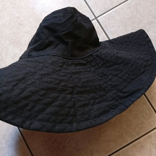 Women's visor hat black new
