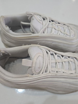 Nike Air Max 97 white sneakers size 38 used with wear