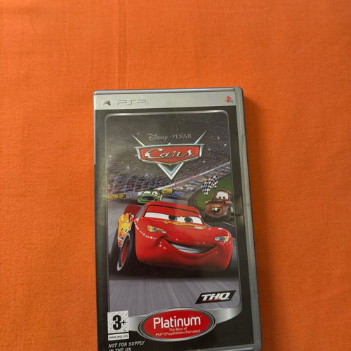 Disney Pixar Cars PSP game, complete with box and manual