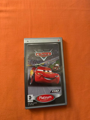 Disney Pixar Cars PSP game, complete with box and manual