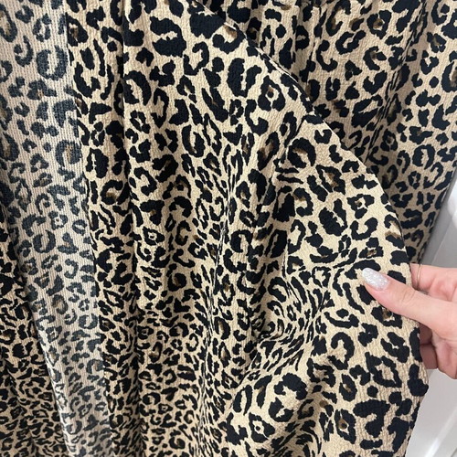 Tiger print set like new, black and beige