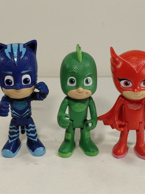 PJ Masks фигури с функции употребявани, комплект Catboy Gekko Owlette