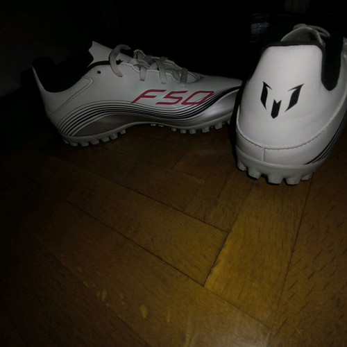 Adidas F50 Messi white football shoes like new size 41.5