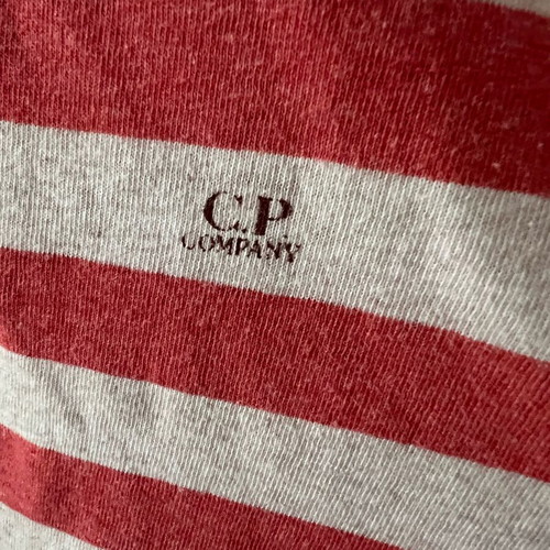 C.P Company Polo Shirt Men Striped Size L Like New