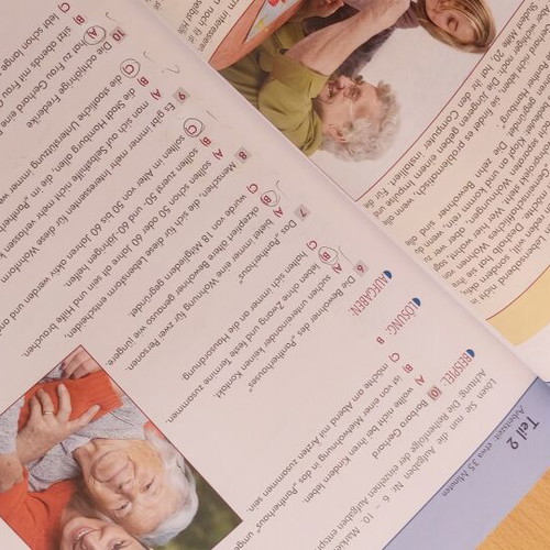 Station B1 German Language Test Book like new