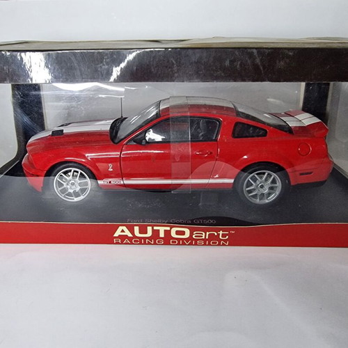 Autoart 2007 Ford Mustang Shelby GT500 model car scale 1:18 new
