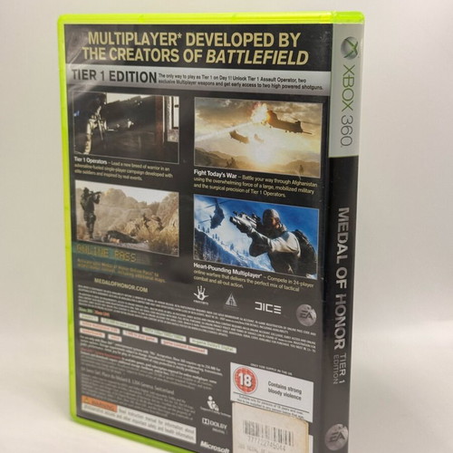 Medal Of Honor Xbox 360 used game, action adventure