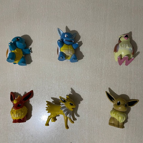 Pokemon vintage TOMY CGTSJ lot of 25 figures and discs used