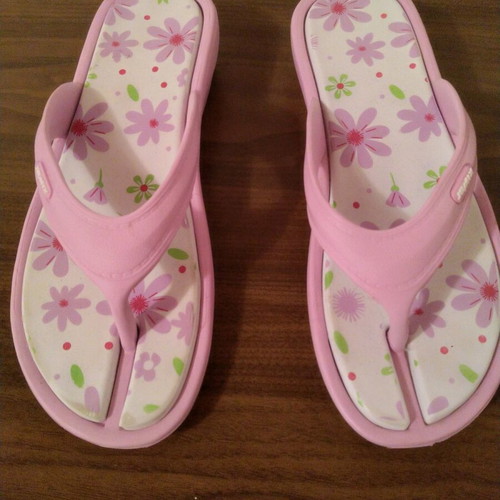 Women's flip-flops size 38 new, pink and comfortable