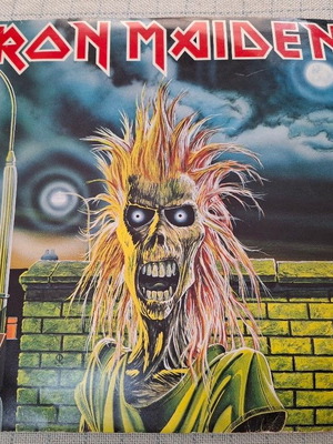 Iron Maiden Iron Maiden LP, ελληνική έκδοση του 1980