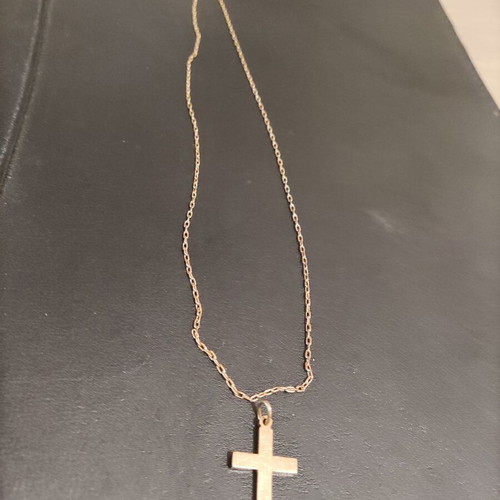 Gold cross 14K new, ideal for baptism