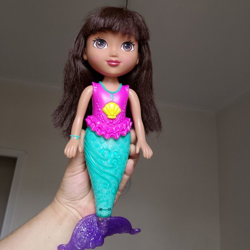 Mattel Shiny Mermaid Dora doll from Fisher Price like new