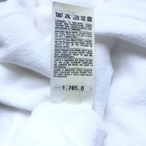 Benetton white knitted sleeveless top with mock neck, like new, S