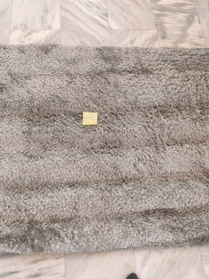 Shaggy rug gray two-tone like new, 1.15m x 2.00m