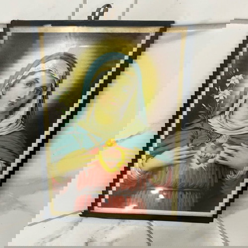 Стара картина икона употребявана, Свети образ на Богородица