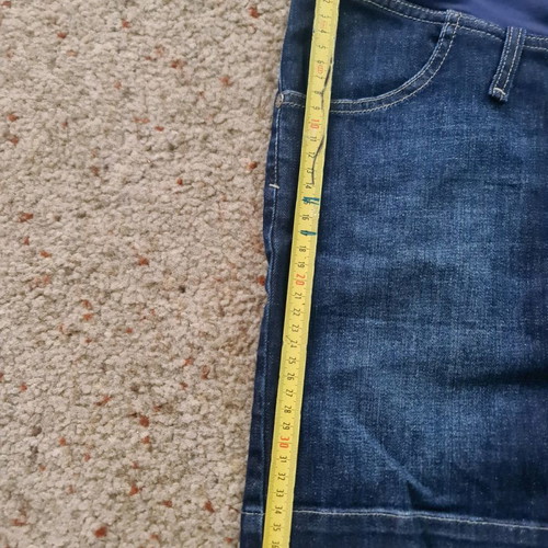 Maternity denim salopette and skirt used, size small