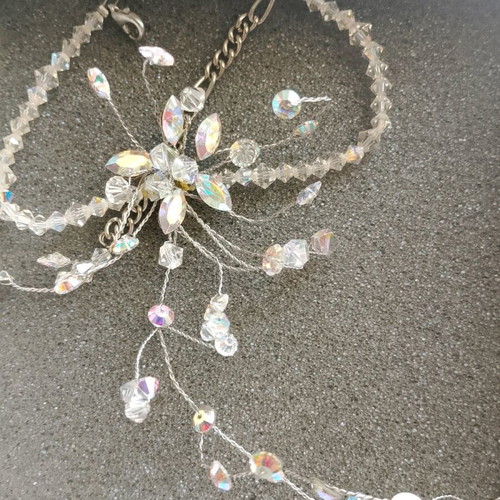 Handmade bridal hair accessory like new