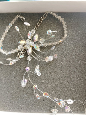 Handmade bridal hair accessory like new