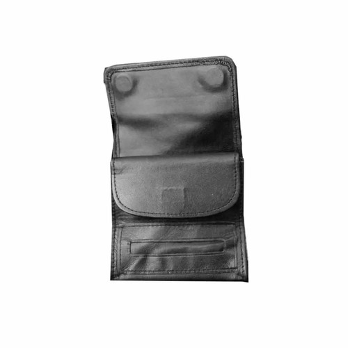 Over Top leather tobacco pouch black new