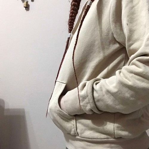 H&M Hoodie used, beige, size XS
