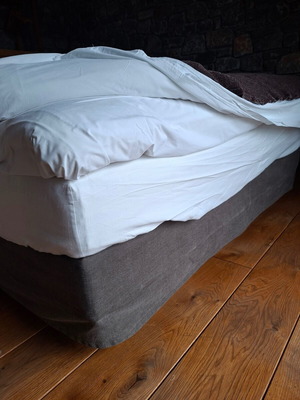 Cocomat mattresses used, pack of 12 double with topper and 1 bed