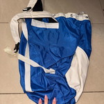 Backpack new white and blue