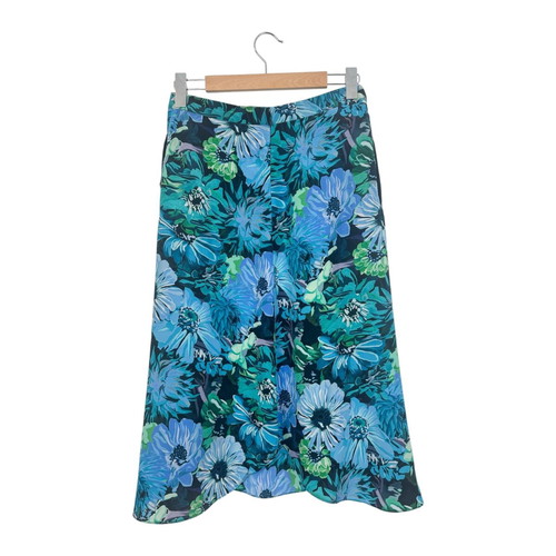 Stella McCartney Floral-Print Silk Midi Skirt like new, IT40