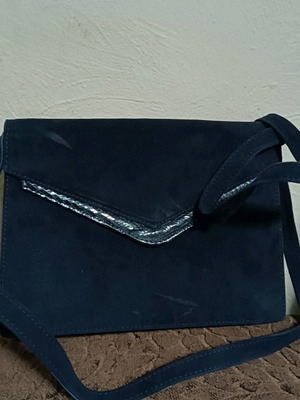 Crossbody bag used, black 25x20