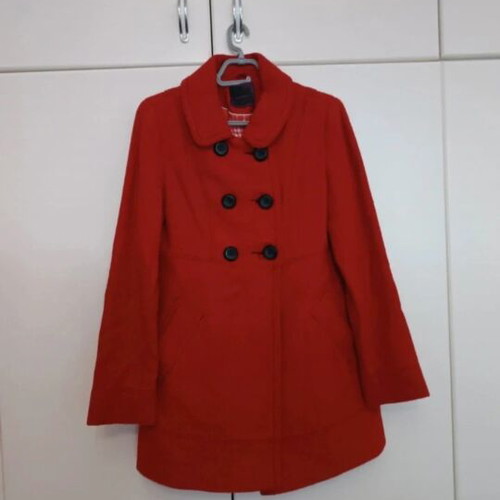 Red coat like new, size L / 40 / 12