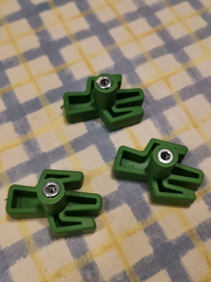 Cactus door knobs green matte plastic like new