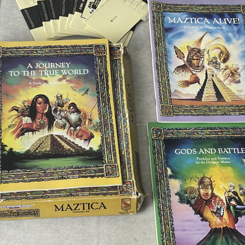 Forgotten Realms Maztica Campaign Set TSR 1056 used, complete AD&D 2nd Edition