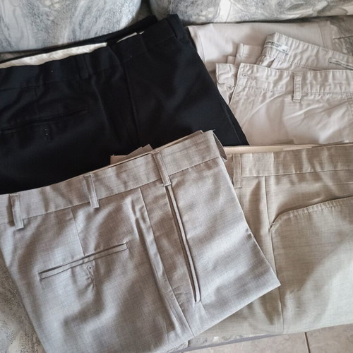 Men's pants like new, pack of 4, black and gray