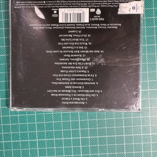 Evita DVD with film and CD with soundtrack in very good condition